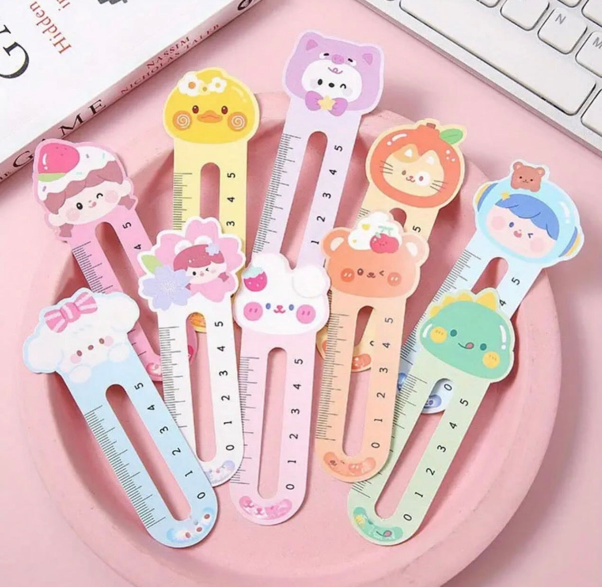 Cute Cartoon Bookmarks (pack of 10)
