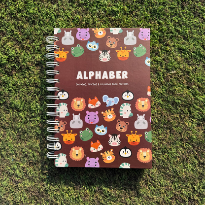 Alphaber (Coloring & Tracing book)