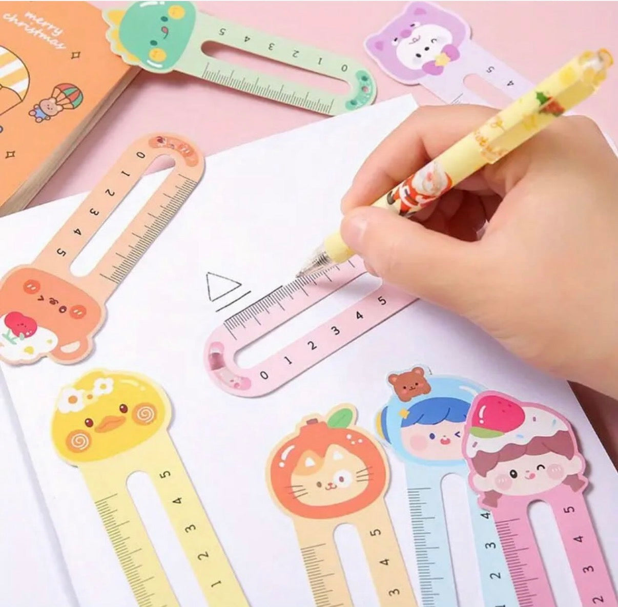 ⁠Cute Cartoon Bookmarks (pack of 10)