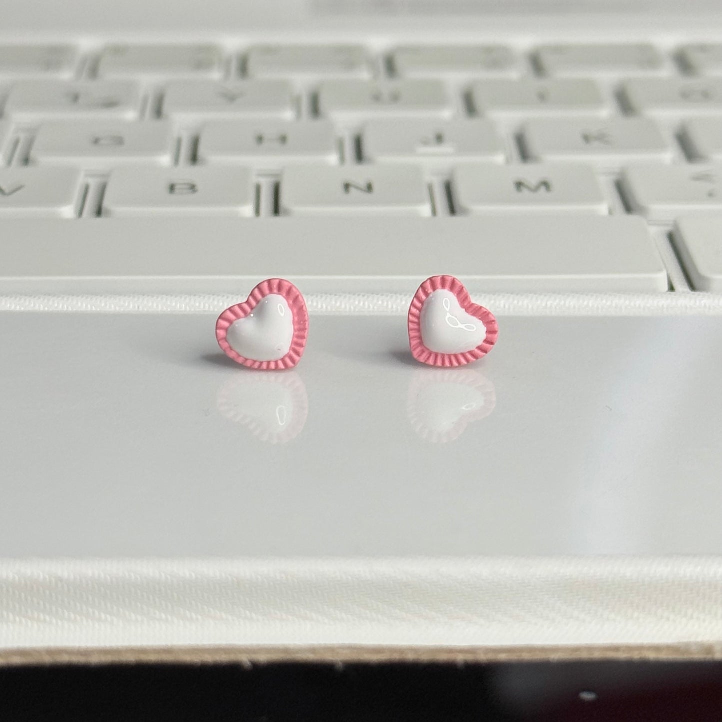 Pink & White Heart
