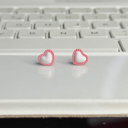 Pink & White Heart