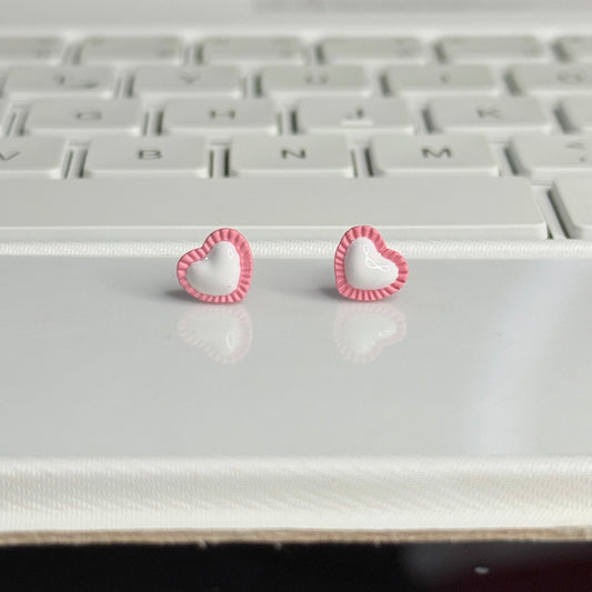 Pink & White Heart
