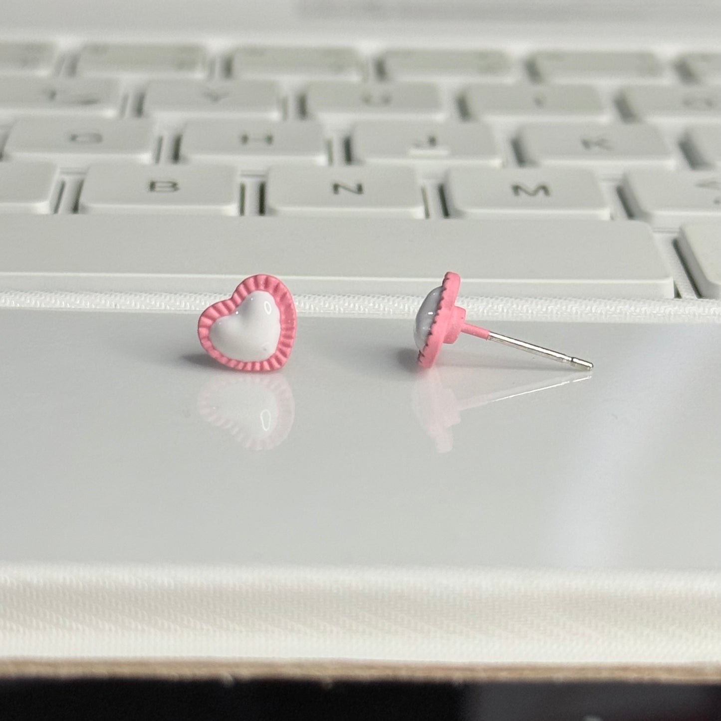 Pink & White Heart