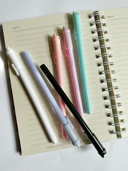 Cat Gel Pens