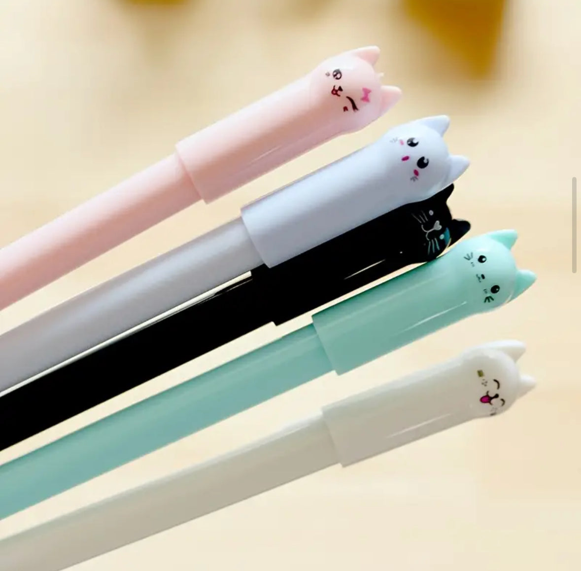 Cat Gel Pens