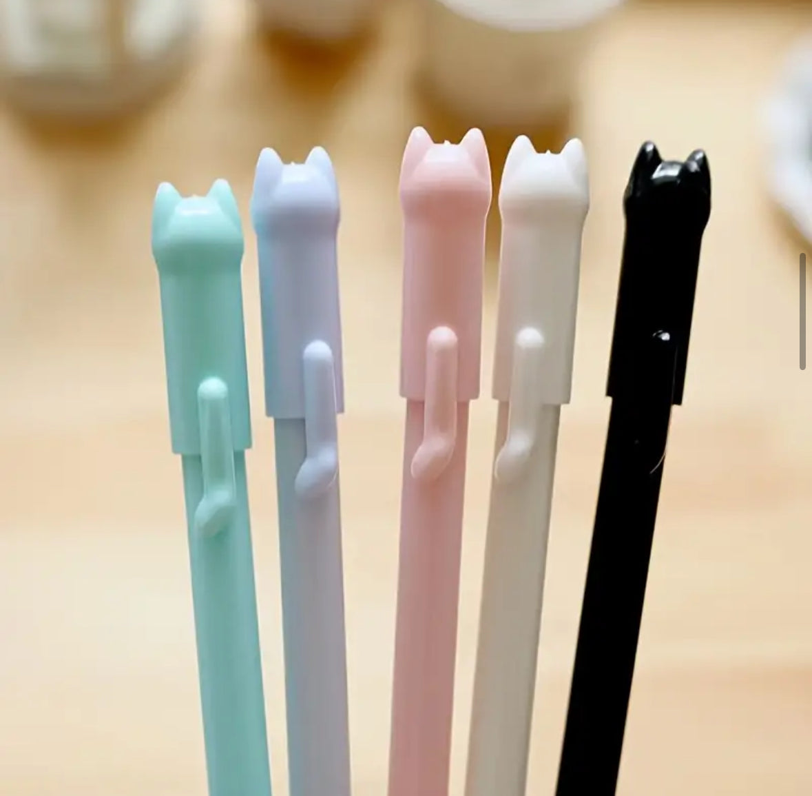 Cat Gel Pens