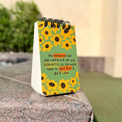 She Believed Mini diary