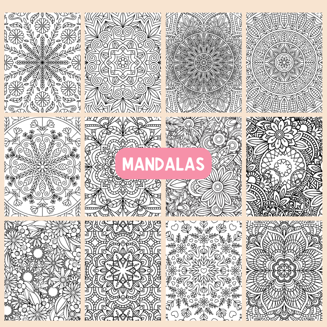 Motivational coloring book