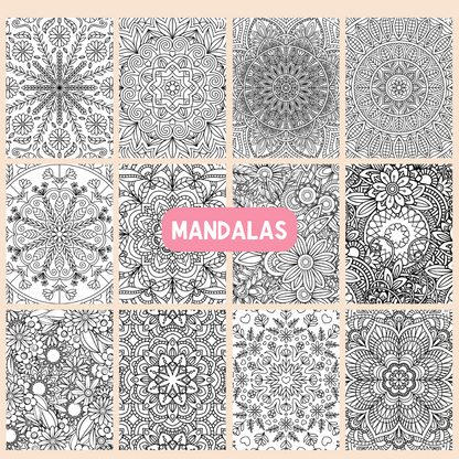 Motivational coloring book