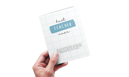Teacher Greeting Card
